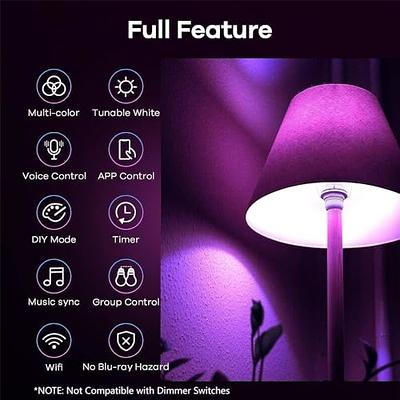 Linkind Matter Smart Light Bulbs Work with Apple Home/Siri/Google Home/Alexa/SmartThings,  RGBTW LED Color Changing Light Music Sync, Smart Home Integration, 60W A19  E26 2.4Ghz WiFi Only 2 Pack - Yahoo Shopping