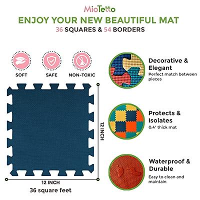 MioTetto Soft Non-Toxic Foam Baby Play Mat | Toddler Playmat