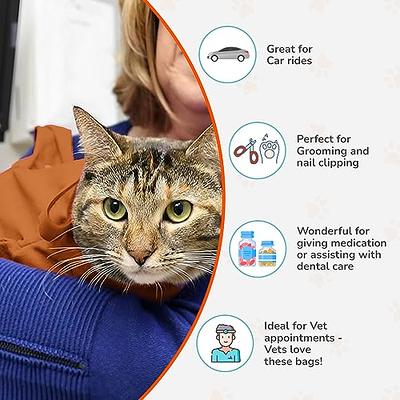 Sussexhome Pets Small Pet Carrier for Small Dogs and Cats - Waterproof Soft Pet Travel Bag with Clear Window - TSA Approved Pet Carrier for Cat Travel