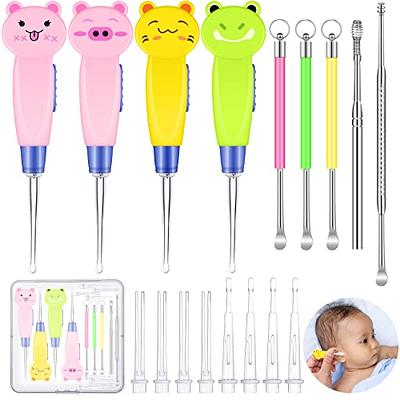 Ear Wax Removal - Earwax Remover Tool with 8 Pcs Ear Set - Ear Cleaner with  Camera - Earwax Removal Kit with Light - Ear Camera with 6 Ear Spoon - Ear