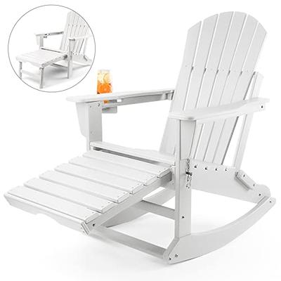 Adirondack Chair with Ottoman Folding Adirondack Chairs Rocking