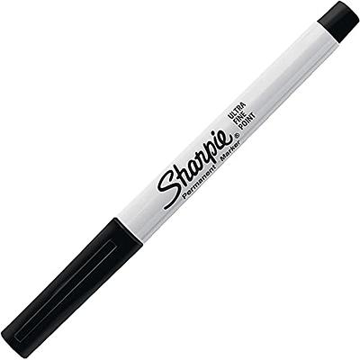 Sharpie Super Permanent Markers, Fine Point, Black, 6 Count