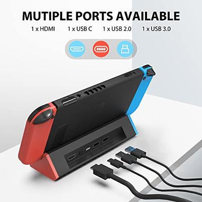 Portable Switch Dock USB Type C to HDMI Conversion Cable for TV Docking  Mode Compatible with Nintendo Switch, Steam Deck - AliExpress