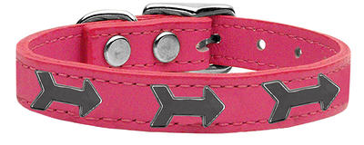 Pink Papyrus Drew Dog Collar - Medium