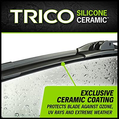 TRICO Silicone Ceramic Automotive Replacement Windshield Wiper Blade,  Ceramic Coated Silicone Super Premium All Weather includes 21 inch & 21  inch Beam blades for Select Vehicle Models (90-2121) - Yahoo Shopping