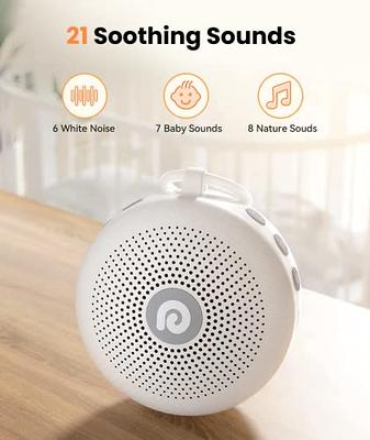 Dreamegg Portable Sound Machine Baby - D11 White Noise Machine for Baby  Sleeping with Night Light, White Noise, Lullaby, Nature Sounds, Child Lock