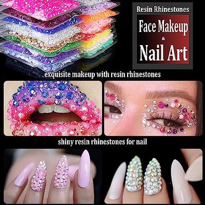 Rhinestone Nails Bling Mix, Rhinestone, Jelly AB, Transparent Rhinestones, Rhinestone  Kit, Rhinestone, Flatback Pearl Mix, Bling Lover, 