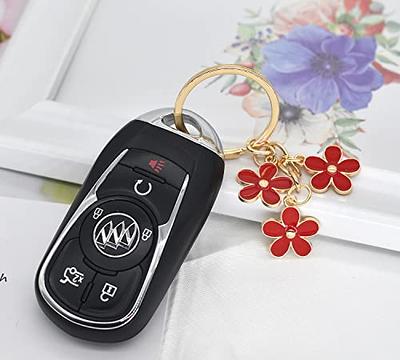 Luxury Designer Four Leaf Clover Keychain With Flower Charm 3 Fashionable  Styles For Car Key Holder And Bag Keyring Lo213s From Xswlhh, $2.21