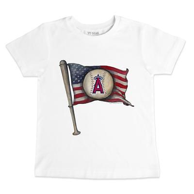 Tiny Turnip Los Angeles Dodgers Infant White Bronto T-Shirt