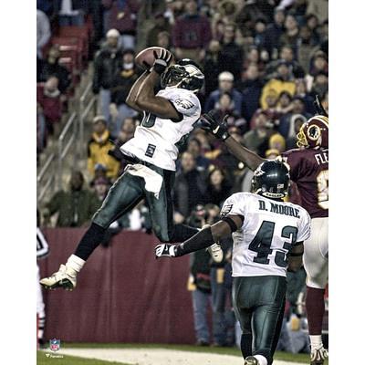 Miles Sanders Philadelphia Eagles Unsigned Celebrating A Touchdown in The Rain Photograph