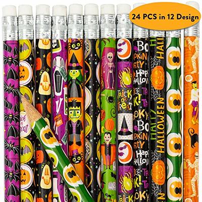 JOYIN 144 Pieces 24 Pack Assorted Halloween Themed Stationery Kids Gift Set  Trick Treat Price Party Favor Toy Including Halloween Pencils, Rulers,  Stickers, Stamps and Erasers in Trick or Treat Bags - Yahoo Shopping