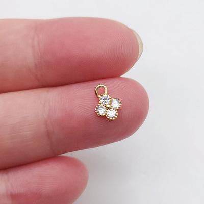 10Pcs Tiny Cubic Flower Charms, 18K Gold Plated, Pendant, Necklace Earring  Making 6x8.5mm, Jewelry Findings S20494 - Yahoo Shopping