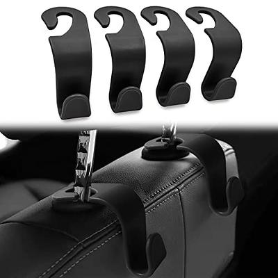 4Pcs Car Seat Headrest Hook, Auto Seat Hook Hangers Storage Organizer  Interior Accessories, Back Seat Headrest Hanger,Universal Vehicle Storage  Organizer (Black) - Yahoo Shopping