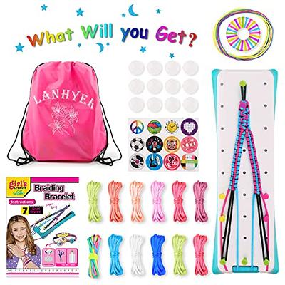 Friendship Bracelet Making Kit, 7 8 9 10 11 12 Year Old Gifts Birthday  Gifts,Crafts for Girls Age 8-12, Bracelet Making Kits for Girls,Girl Toys  7-8 Years Old, Christmas Gift for 8-12