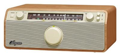 Sangean WR-7WL Bluetooth Speaker / FM Wooden Cabinet Radio