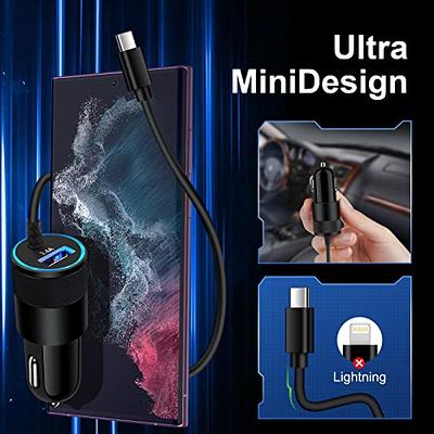 For Samsung Galaxy S24 S23 S22 Ultra Plus Fast Car Charger Adapter