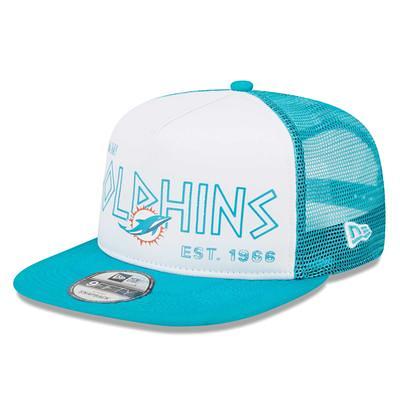 Miami Dolphins New Era Shade Trucker 9FIFTY Snapback Hat - Black