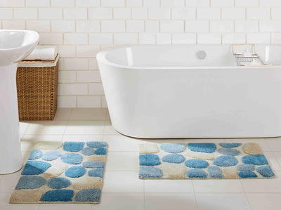 Chesapeake Pebbles Spa Bath Rug Runner (24 x 60) 