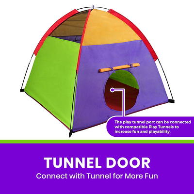 Click N' Play Giant Kids Foam Playhouse Play Tent for Boy and Girls Indoor  and Outdoor, Interlocking Eva Foam Tiles.