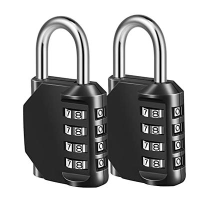 Semetall Gym Locker Lock 5 Letter Word Lock Heavy Duty 5 Digit Combination  Lock Outdoor Metal Combination Padlock for School Locker,Sports Locker