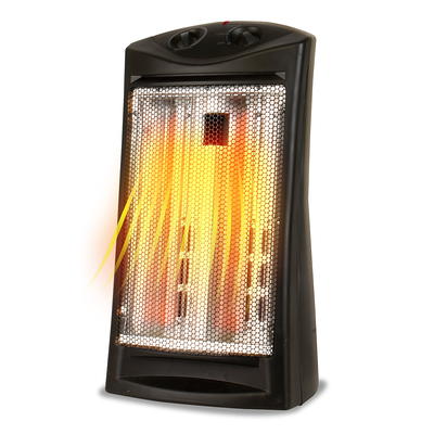 ClassicFlame 17.5W Infrared Quartz Electric Stove Heater, Black 