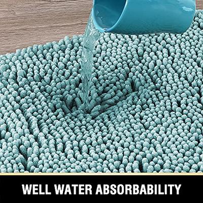 H.VERSAILTEX Bath Mat Bath Rug for Bathroom Luxury Chenille Bathroom Rug Mat  Extra Soft and Absorbent Microfiber Shaggy Rugs Non Slip Rug Quick Dry Bath  Mat Washable