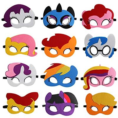 NUOMAN 24 Packs Animal Masks for Kids Felt Animal Masks Party Favors Safari  Party Supplies with 24 Different Types Jungle Safari Theme Birthday Party