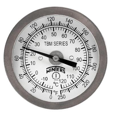 TEL-TRU 4 Dial Size Adjustable Angle Thermometer