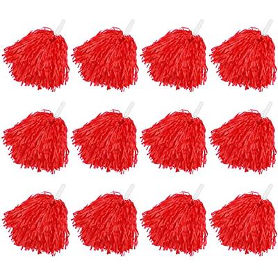 Funmo 12 PCS Pompom Girl Cheerleading Pompons Multicolores Pompons de  Pom-Pom Girl Cheer Leader Poms pour matchs de Sport, Performance sur scène