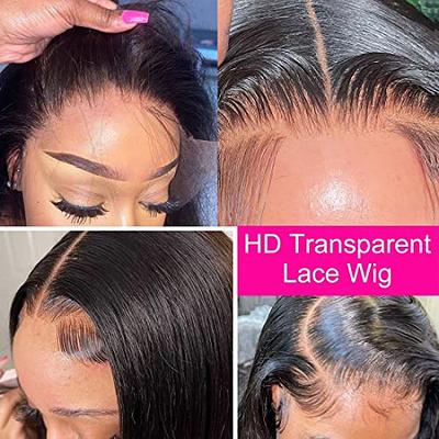 TALENT SHOW 22 Inch Body Wave Lace Front Wigs Human Hair Pre Plucked 13x4  HD Transparent