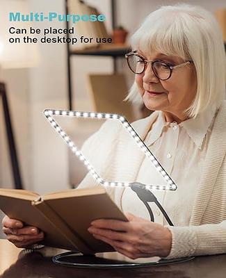 Large Magnifying Glass with Light,Cloth for Seniors Reading, Inspection,  Exploring Magnifier 10X 20X 30X Handheld Illuminated Lighted Magnifier with  Lights for Seniors Reading Dollar for Close Work - Yahoo Shopping