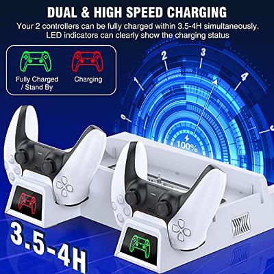 PIRANHA PS5 COOLING FAN STAND WITH DUAL CONTROLLER CHARGER S