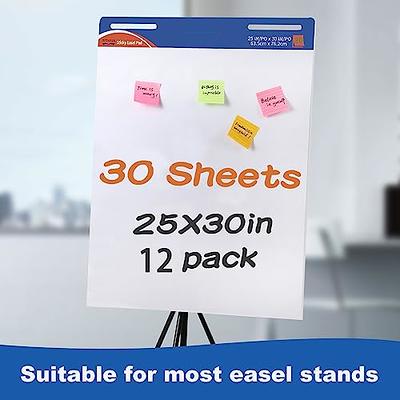 Sticky Easel Pads, Large Upgraded Flip Chart for Teachers, 25 x 30 Inches, Self  Stick Easel Paper for White Board, 30 Sheets/Pad, 8 Pads - Yahoo Shopping