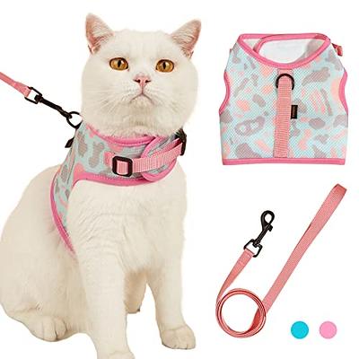 Cat Harness and Leash Set for Walking Escape Proof with ID tag Pocket –  BARKBAY PET