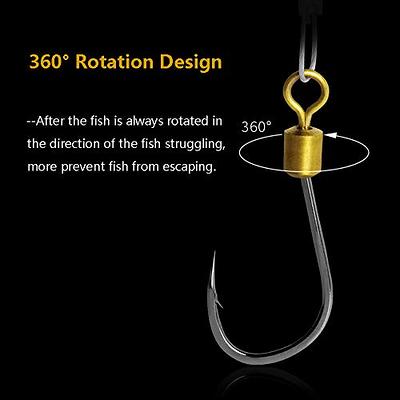 Dyxssm Fishing Hooks and Leader, Fishing Rigs Hook Line Stainless Steel Fishing  Rigging Wire Hooks (4#, Style-B: 2 Hook rig) - Yahoo Shopping