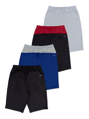 Athletic Works Boy Active Shorts, 2-Pack, Sizes 4-18 & Husky 