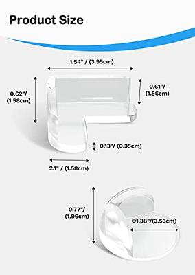 LANPARD Baby Proofing, 24 Pack Corner Protectors Baby, Table Corner  Protectors for Baby, Corner Guards for Furniture, Soft and Non-Toxic, Clear  and Transparent, O-Shaped*12 and L-Shaped*12 - Yahoo Shopping