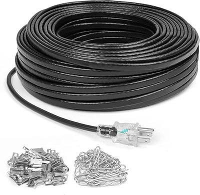 VEVOR 120 ft. Pipe Heat Cable 5W/ft. Self-Regulating Heat Tape IP68 110-V  w/Build-in Thermostat for PVC Metal Plastic Market (Preview Recommended)  Auction