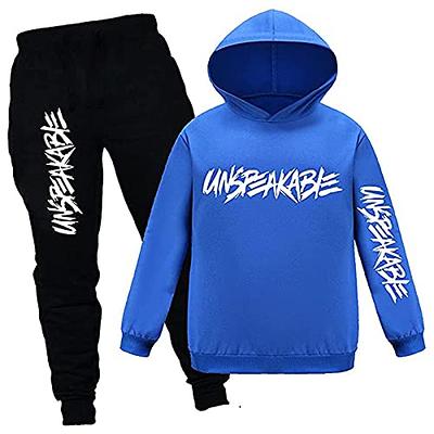 Boys Hoodies Kids Clothes Set Pullover Tracksuit Jogging Girls Sweatshirts  Set 2 Pieces (Blue, 9-10 Years) - Yahoo Shopping