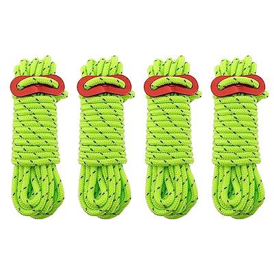 Heyous 4PCS Reflective Nylon Paracord Reflective Guyline Tent Cord Nylon  Paracord Rope Parachute Cord Pull Tent Rope Fits Camping Tent, Hiking,  Camping, Outdoor Activity (Fluorescent Green) - Yahoo Shopping