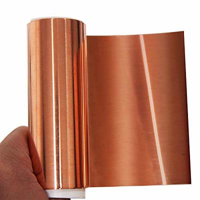 99.99% Pure Copper Foil for Crafts, 0.001''x4''x79''(0.03MM x 0.1M x 2M)  Bendable Soft Copper Sheet, Thin Copper Sheet Sealed Package - Yahoo  Shopping