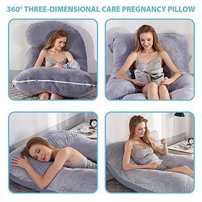 Maternity Pillow - Pregnancy Pillow with Breathable Cotton Cover, Maternity  Pillow for Pregnant Women, and New Nursing Moms, Comfy Pregnancy Pillow for  Sleeping or Watching TV (Jersy Grey, C-Shape) : : Home