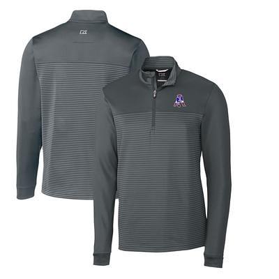 New York Giants Cutter & Buck Stealth Heathered Big & Tall Throwback Logo  Quarter-Zip Pullover Top - Navy