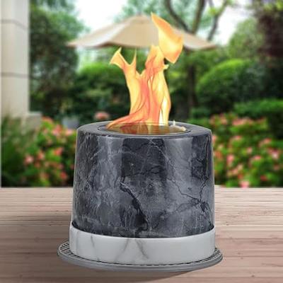 Napoli Tabletop Fire Pit. Indoor Fire Pit and Balcony Decor. 5 Table Top  Fire Pit Bowl, Rubbing Alcohol Fueled Concrete Firepit. Mini Fire Pit