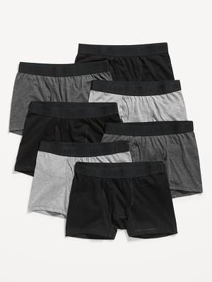 Wonder Nation Boys Underwear Soft Cotton Boxer Briefs, 10-Pack