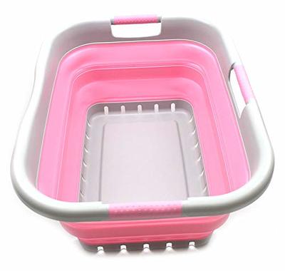 Foldable Pop Up Storage Container/Organizer - Portable Washing Tub