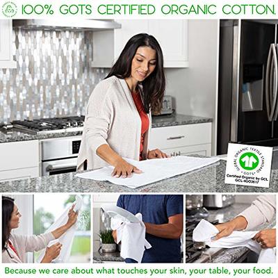 Utopia Kitchen Flour Sack Dish Towels, 12 Pack Cotton Kitchen