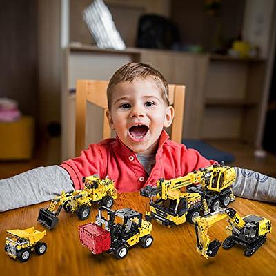 BIRANCO. Crane Truck Building Kit - Educational Learning STEM Building  Blocks Toys Gifts for 8, 10, 12 yr Old Kids, Engineering Construction Set  for Boys & Girls Age 6, 7, 9, 11, 13 Years Up