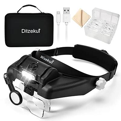  Magnifying Glasses with LED Light, LXIANGN Jeweler