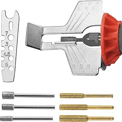 Sharpener Guide Attachment Kit Drill Adapter for Sharpening Lawn